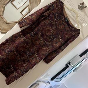 Beautiful Ralph Lauren knit paisley dress